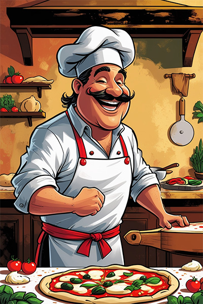 En äkta italiensk bagare