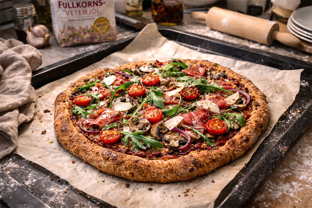 Fullkornspizza