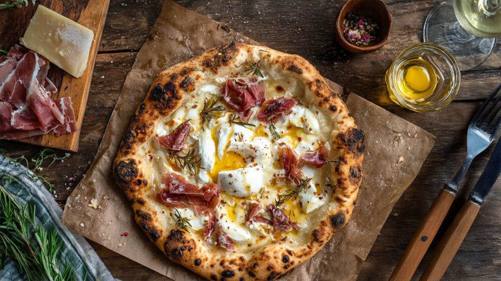 Pizza Bianco / Bianca / Vit pizza