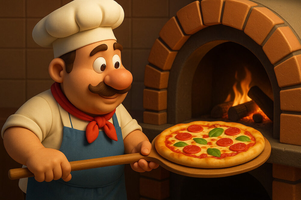 Grädda din pizza som en pizzabagare