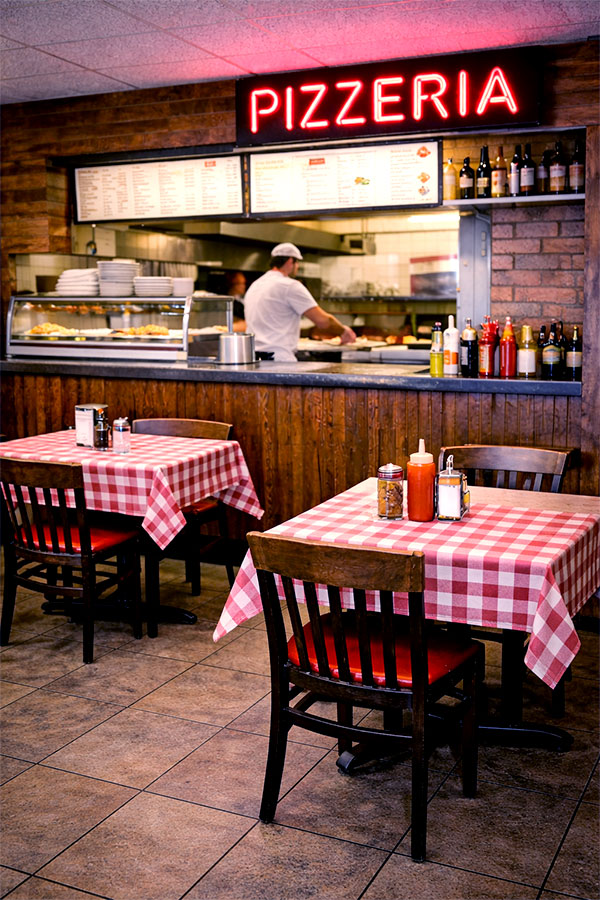 Klassisk svensk pizzeria har de godaste pizzorna