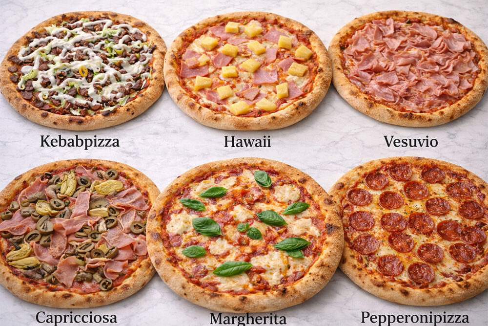 Godaste pizzorna, mest populära pizzorna i Sverige och världen