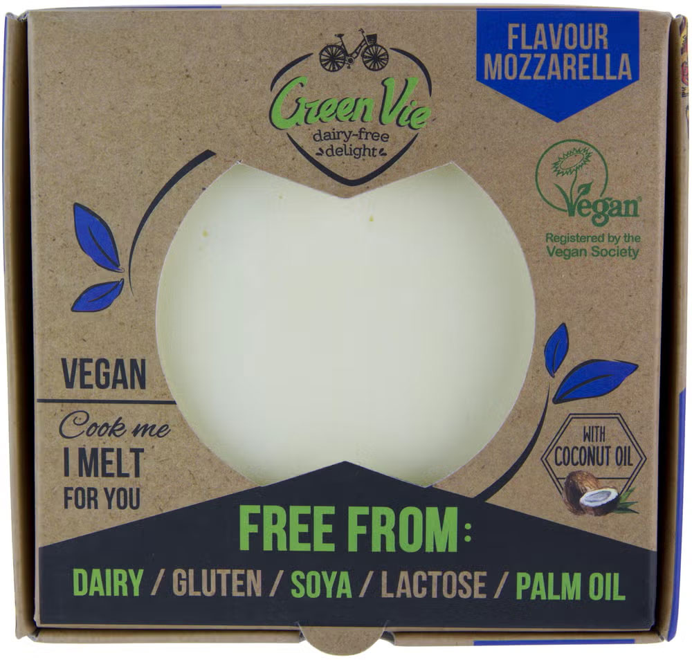 Vegansk mozzarella (med mozzarella-smak)